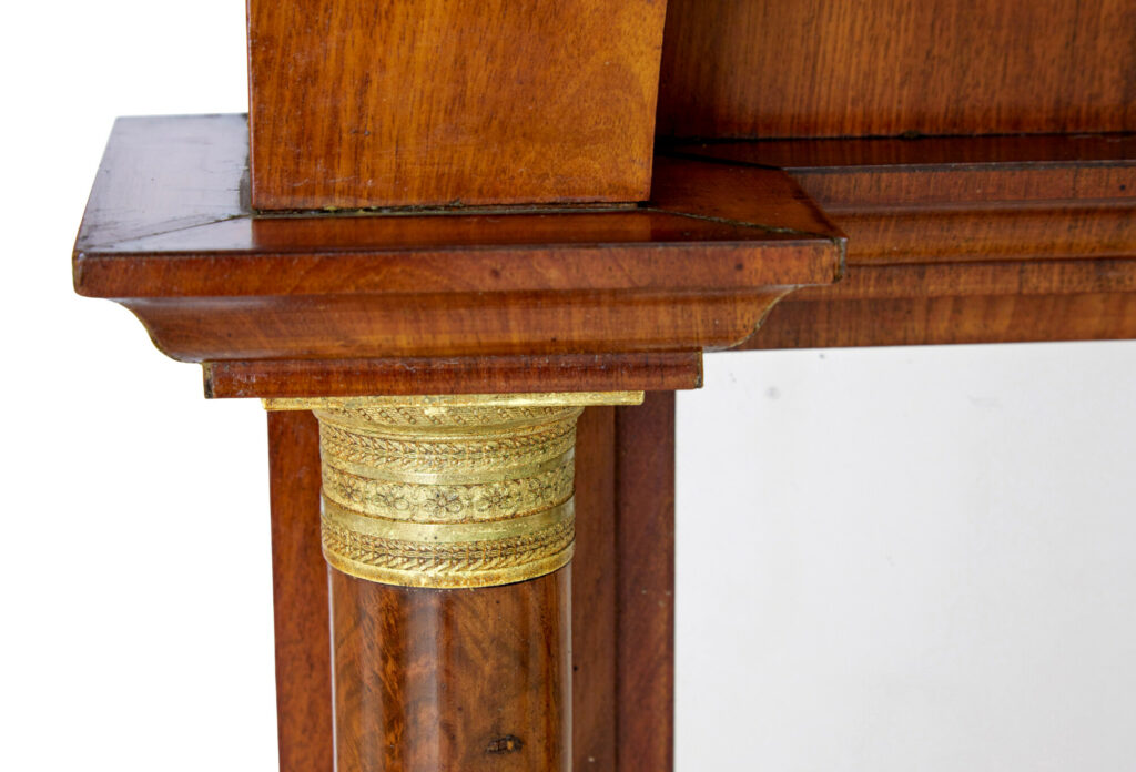 19th Century Empire Revival Mahogany Pier Mirror — image 3