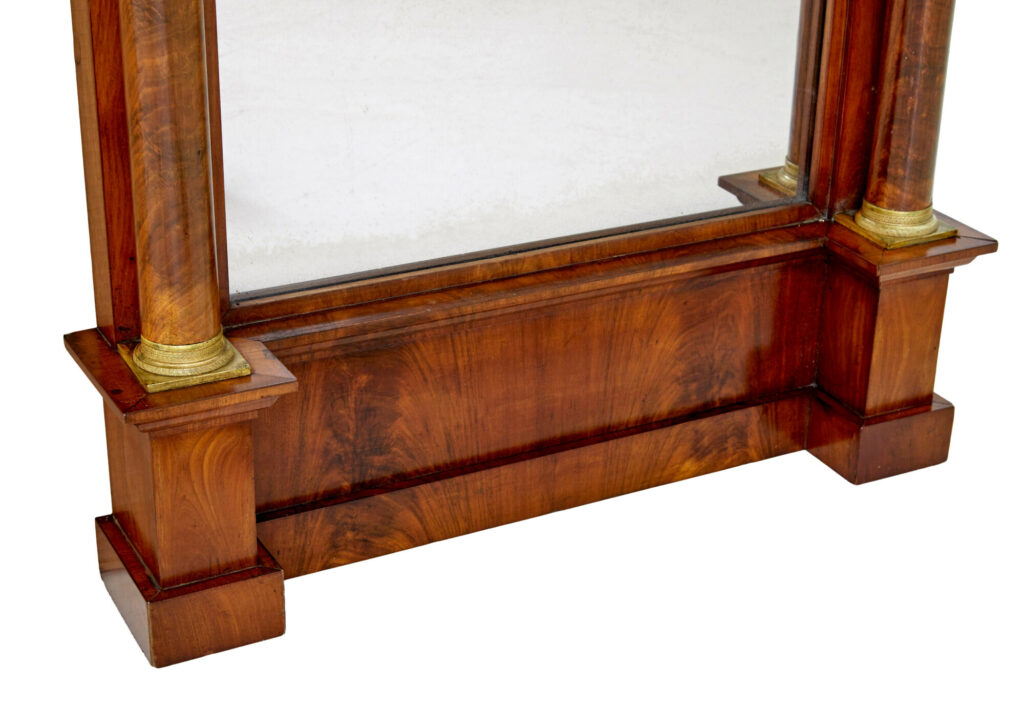 19th Century Empire Revival Mahogany Pier Mirror — image 2