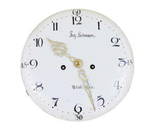 Mid 19th Century Swedish Pine Long Case Mora Clock — thumbnail 4