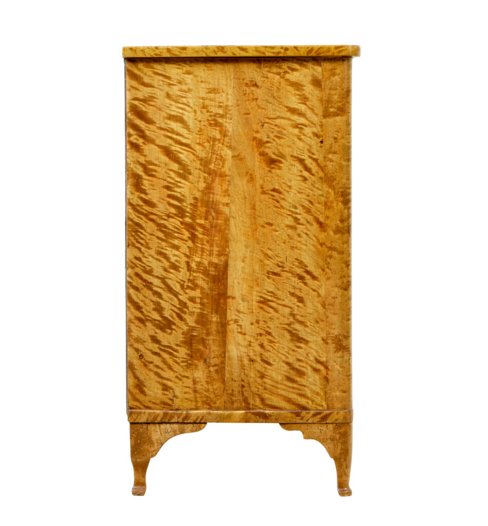 Swedish 19th Century Satin Birch Chest of Drawers — image 2