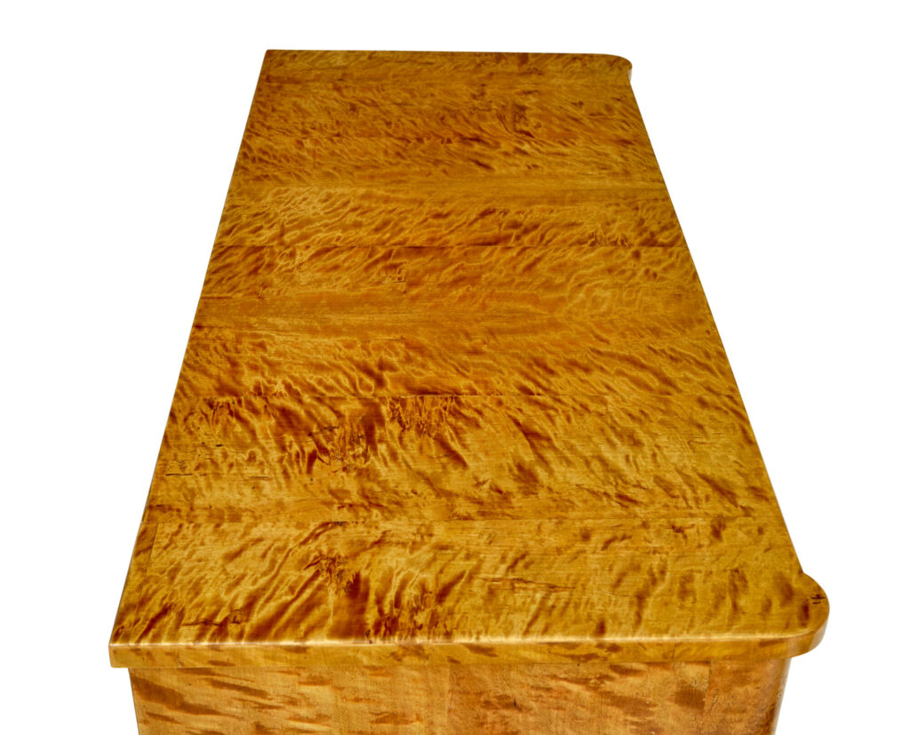Swedish 19th Century Satin Birch Chest of Drawers — image 8
