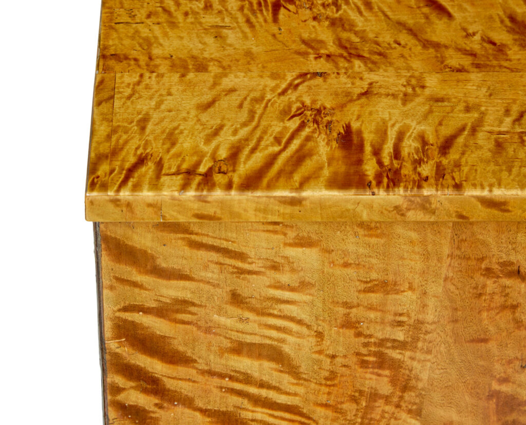 Swedish 19th Century Satin Birch Chest of Drawers — image 7
