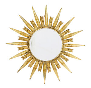 MID CENTURY DECORATIVE SUNBURST MIRROR