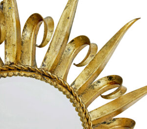 Mid Century Decorative Sunburst Mirror — thumbnail 4
