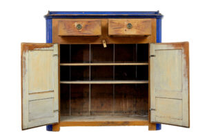 19th Century Swedish Pine Painted Kitchen Cupboard — thumbnail 10