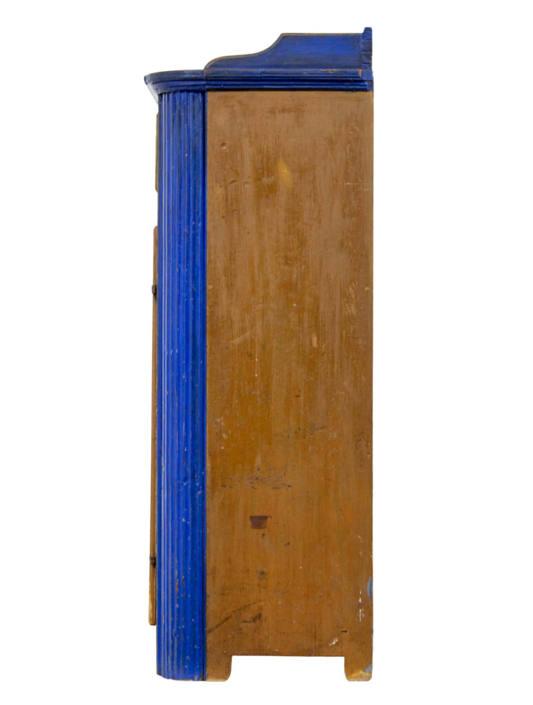 19th Century Swedish Pine Painted Kitchen Cupboard — image 9