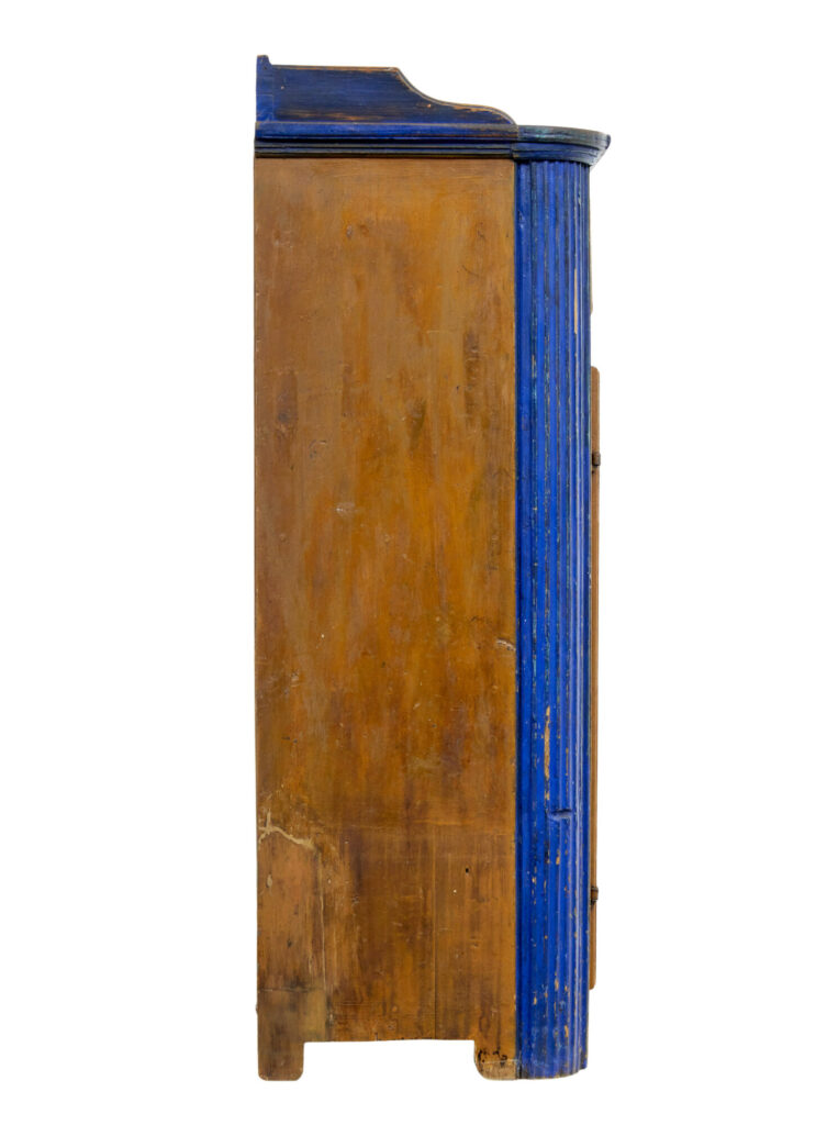 19th Century Swedish Pine Painted Kitchen Cupboard — image 8