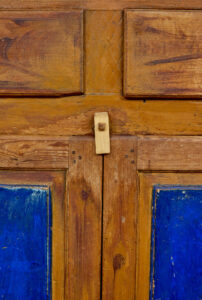 19th Century Swedish Pine Painted Kitchen Cupboard — thumbnail 5