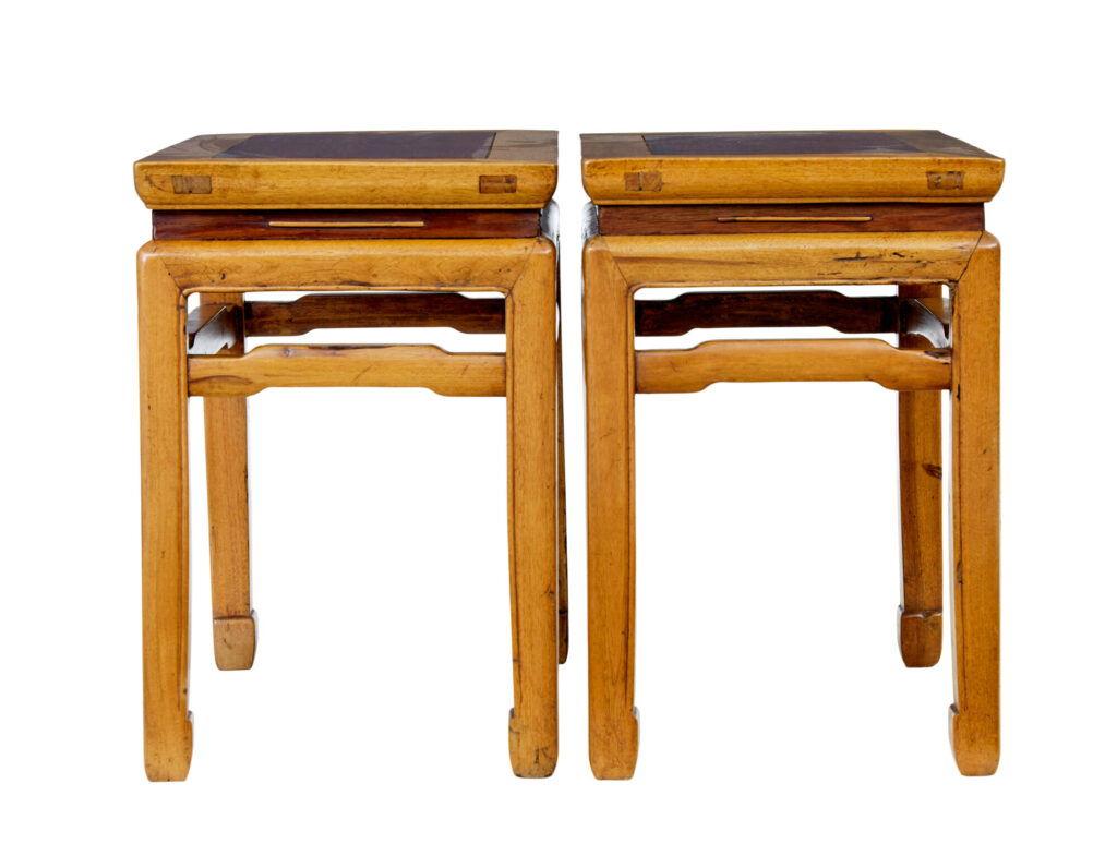 Pair of Late 19th Century Chinese Hardwood Occasional Tables — image 7