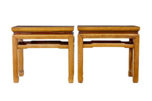 Pair of Late 19th Century Chinese Hardwood Occasional Tables — thumbnail 6