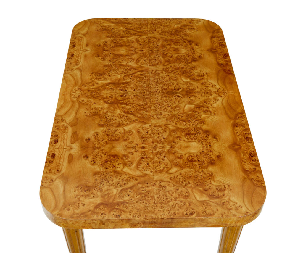 Mid 20th Century Scandinavian Elm Root Coffee Table — image 3