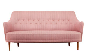 MID 20TH CENTURY SAMSA RUND TRIPLE SOFA BY CARL MALMSTEN