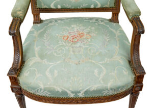Pair of 19th Century French Carved Walnut Armchairs — thumbnail 5