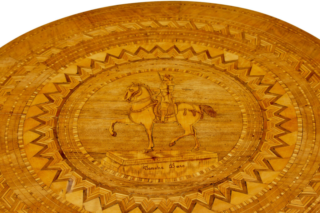 19th Century Inlaid Walnut Sorrento Table — image 3