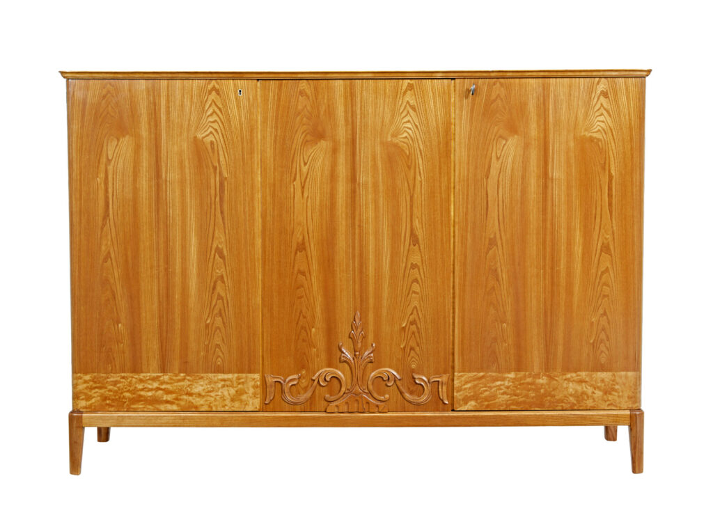Mid 20th Century Swedish Elm Sideboard — image 9