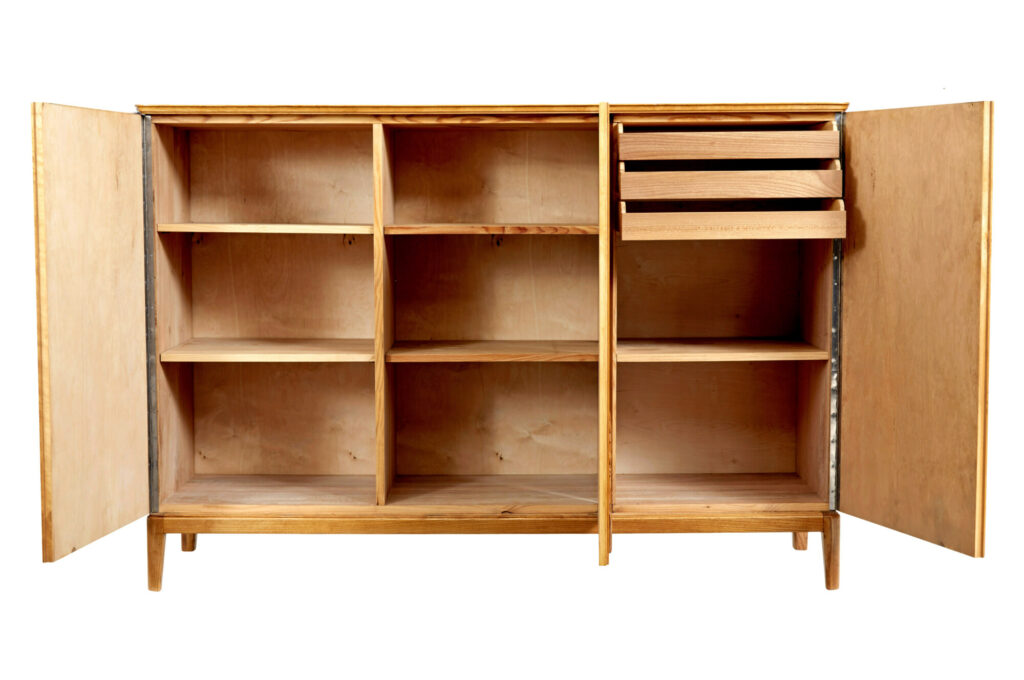 Mid 20th Century Swedish Elm Sideboard — image 8