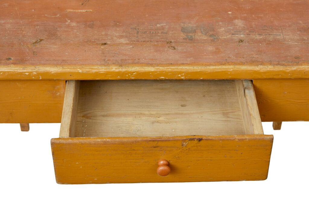 19th Century Swedish Pine Painted Table — image 2