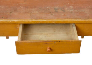 19th Century Swedish Pine Painted Table — thumbnail 2