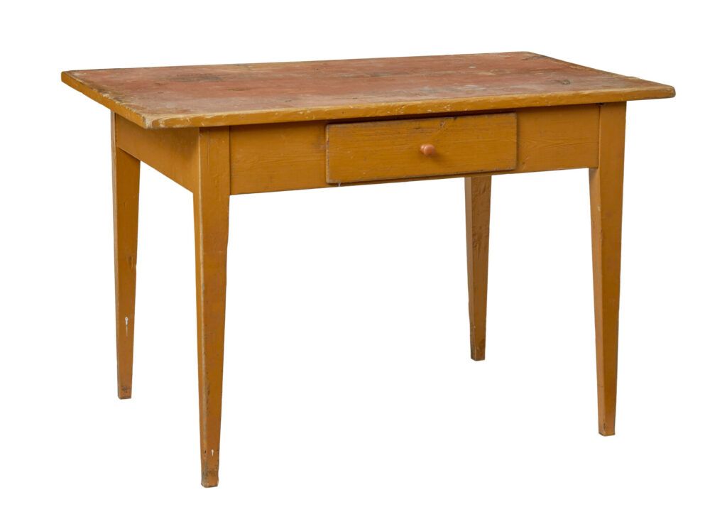19th Century Swedish Pine Painted Table