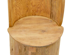 Mid Century Pine Trunk Hall Seat — thumbnail 5