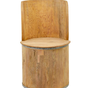 MID CENTURY PINE TRUNK HALL SEAT