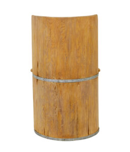 Mid Century Pine Trunk Hall Seat — thumbnail 7