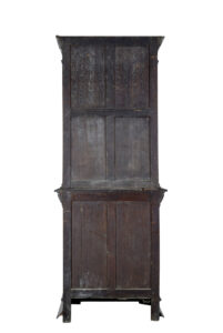 19th Century Flemish Oak and Stain Glass Cabinet — thumbnail 6