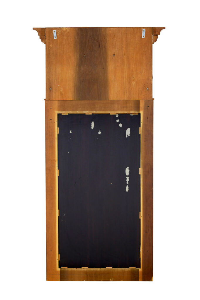 19th Century Swedish Empire Revival Birch Pier Mirror — image 6