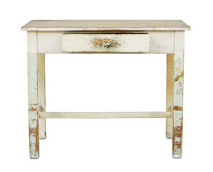 19th Century Painted Pine Side Table — thumbnail 8