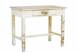 19th Century Painted Pine Side Table — thumbnail 4