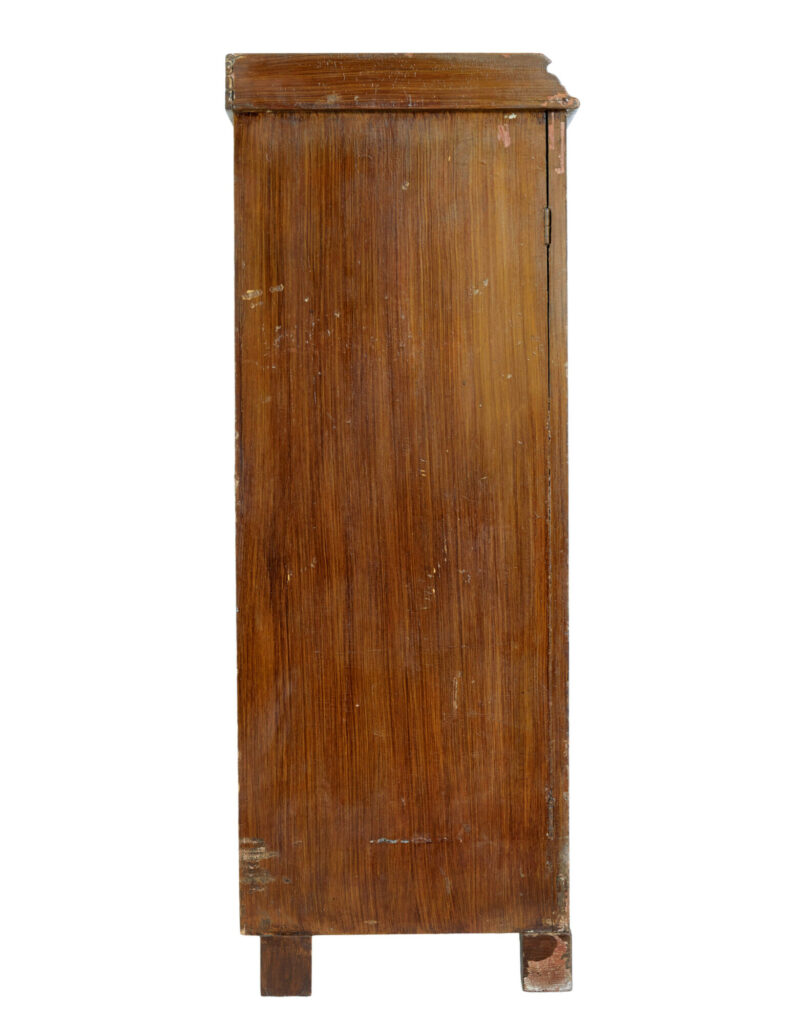 Swedish 19th Century Rustic Painted Pine Cupboard — image 6
