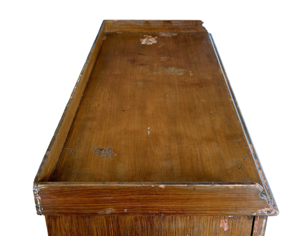 Swedish 19th Century Rustic Painted Pine Cupboard — image 3