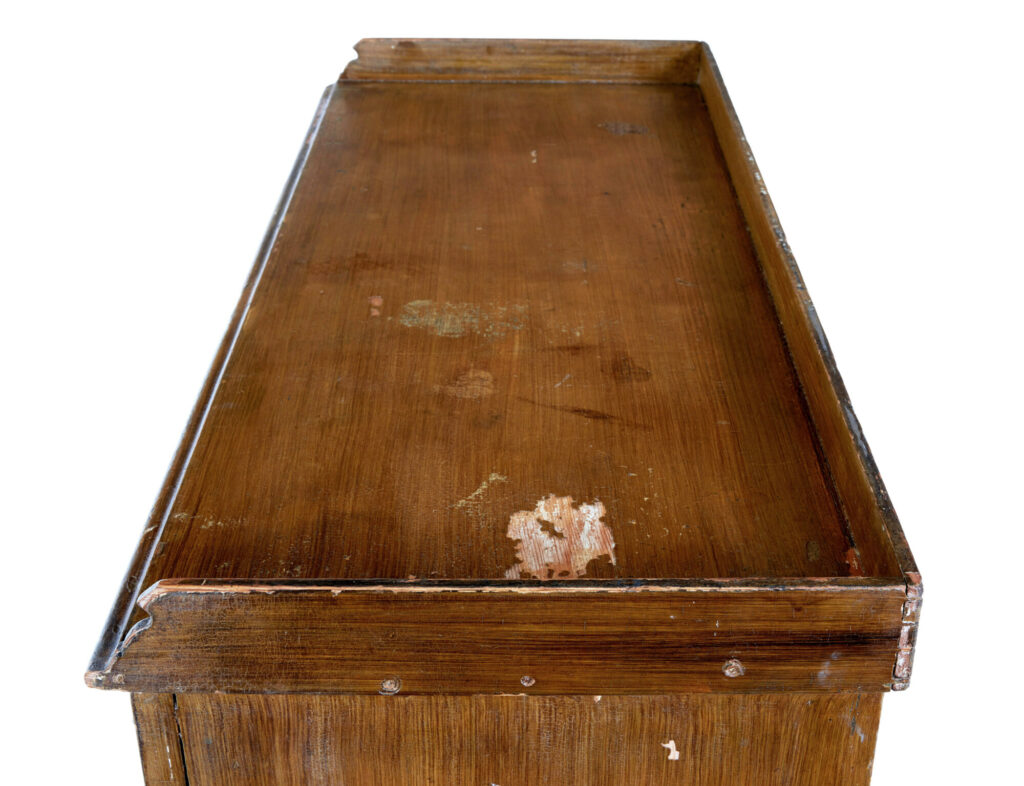 Swedish 19th Century Rustic Painted Pine Cupboard — image 2