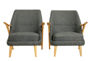 PAIR OF MID 20TH CENTURY ARMCHAIRS BY SVANTE SKOGH FOR SEFFLE MOBELFABRIK