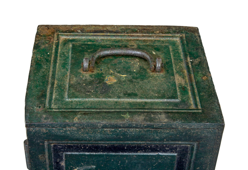 Early 19th Century Painted Iron Safe — image 7