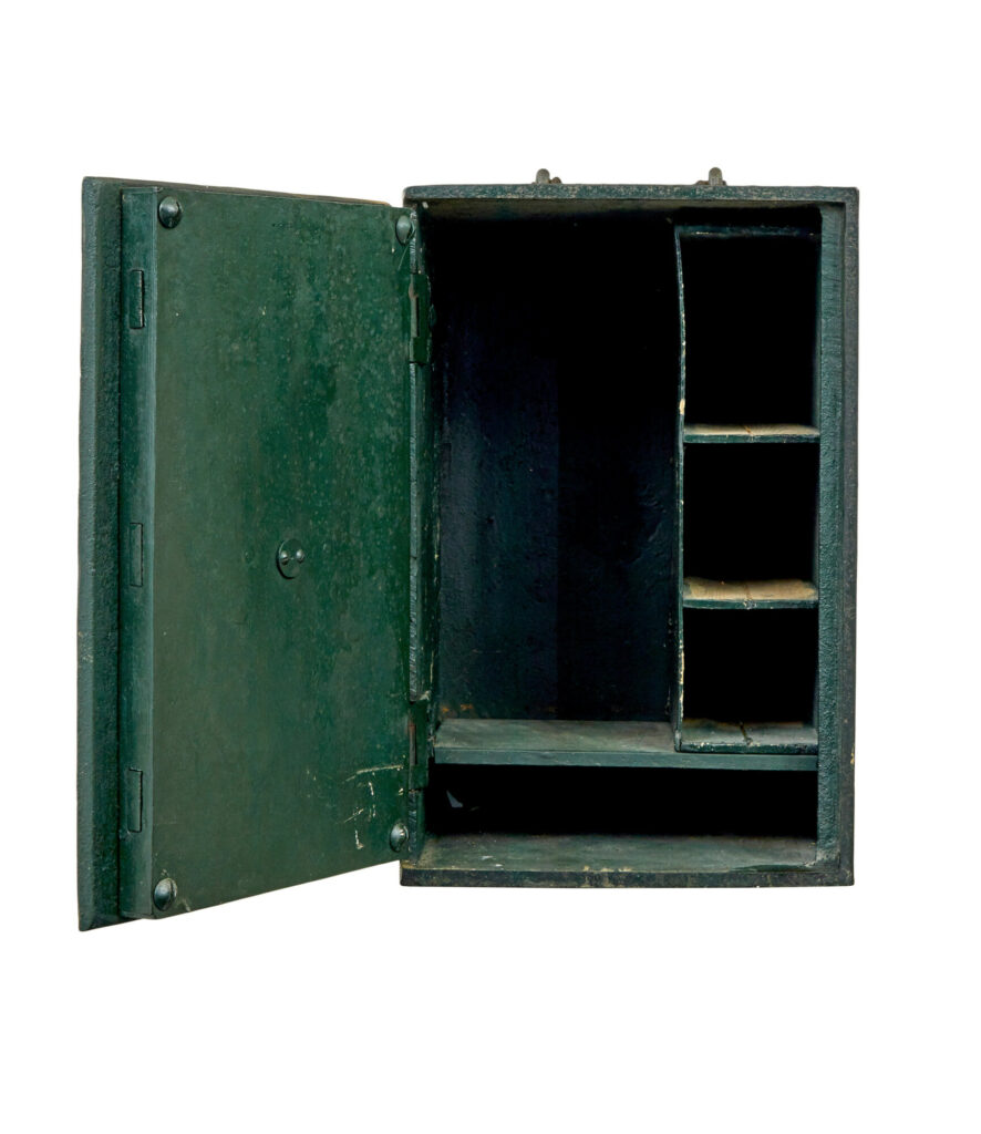 Early 19th Century Painted Iron Safe — image 5