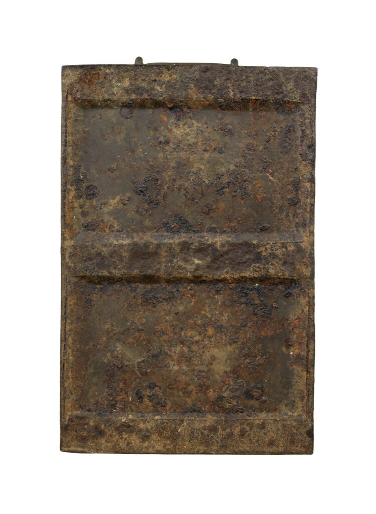 Early 19th Century Painted Iron Safe — image 3