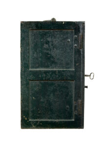Early 19th Century Painted Iron Safe — thumbnail 2