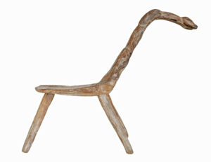 19th Century Natural Form Oak Childs Stool — thumbnail 2