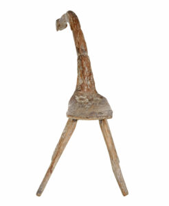 19th Century Natural Form Oak Childs Stool — thumbnail 8