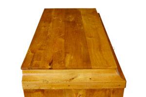 19th Century Swedish Birch Caddy Top Chest of Drawers — thumbnail 8