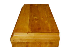 19th Century Swedish Birch Caddy Top Chest of Drawers — thumbnail 7