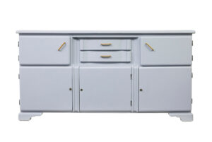 EARLY 20TH CENTURY PAINTED PINE KITCHEN SIDEBOARD