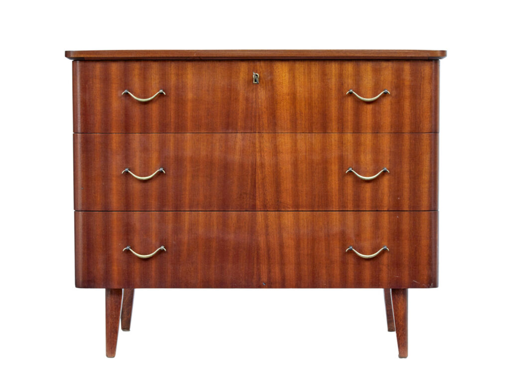 Mid-20th Century Danish Teak Chest of Drawers — image 8