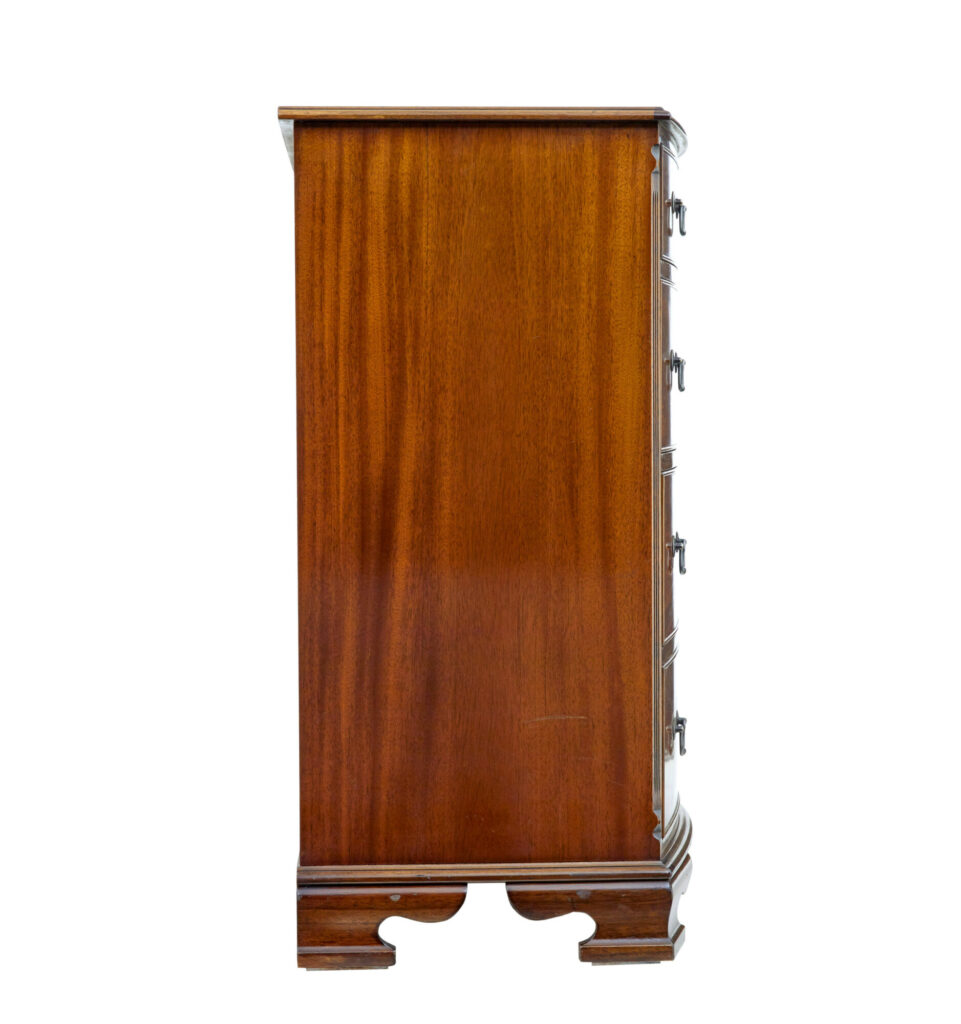 Mid Century Bowfront Mahogany Chest of Drawers by Adam Richwood — image 5