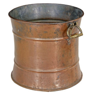 19TH CENTURY VICTORIAN COPPER AND BRASS BIN