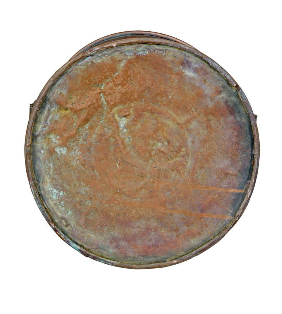 19th Century Victorian Copper and Brass Bin — image 4