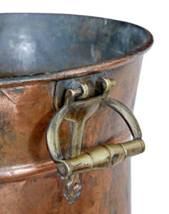 19th Century Victorian Copper and Brass Bin — thumbnail 3