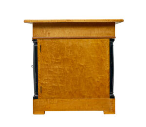 Swedish 19th Century Carved Birch Pedestal Desk — thumbnail 2