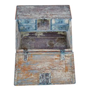 Mid 19th Century Swedish Painted Table Top Writing Desk — thumbnail 9